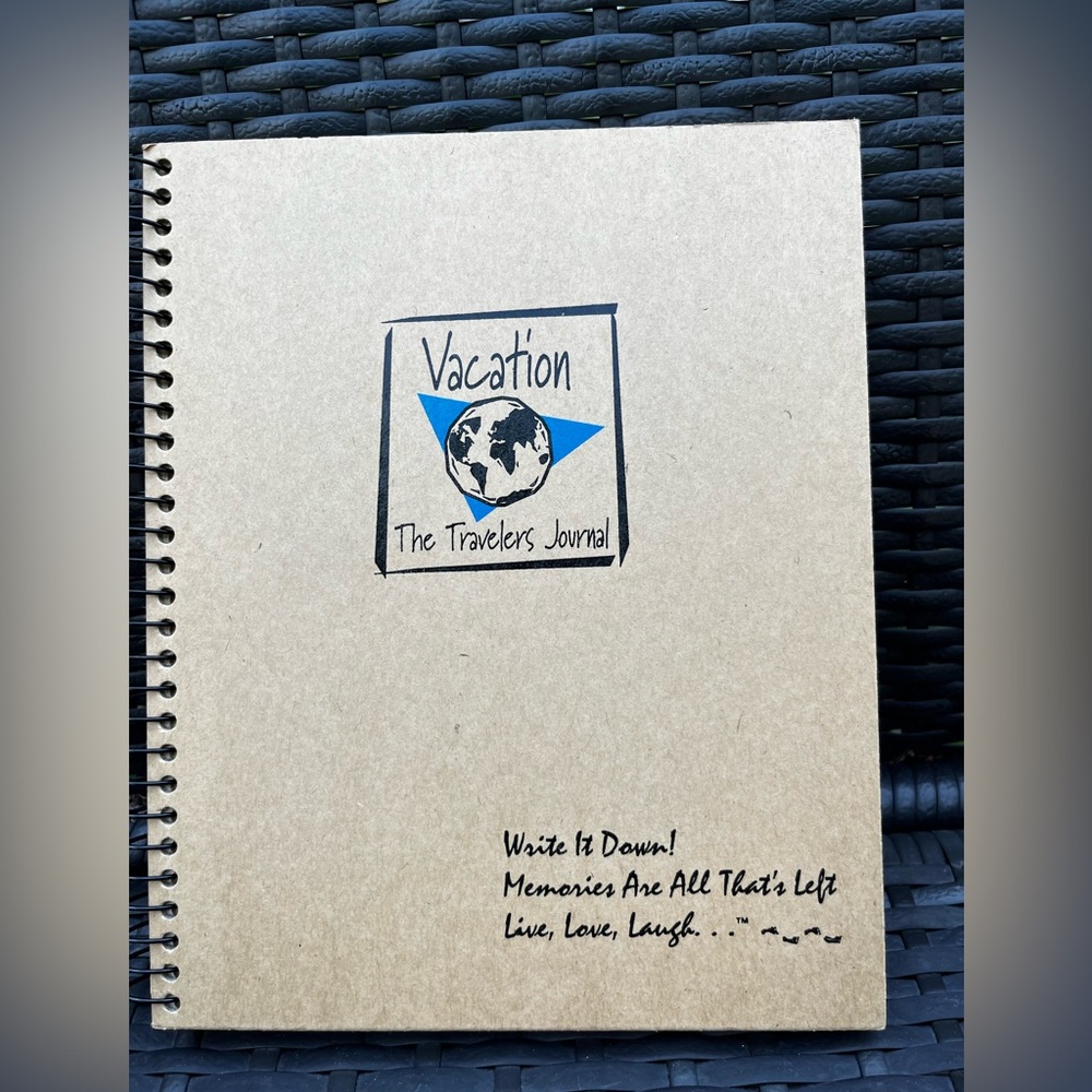 NEW Vacation The Traveler's Journal Spiral Notebook - Hardcover Memories